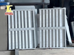 Lam Gió Tôn Trắng Sữa Đông Á AZ50 0.45mm Gia Công Theo Yêu Cầu
