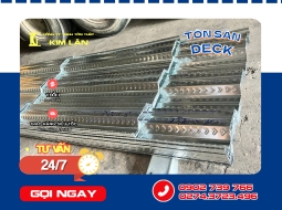 Tôn Sàn Deck Kim Lân – Giải Pháp Sàn Chịu Lực Vững Chắc Cho Mọi Công Trình