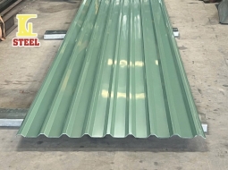 Tôn Xanh Ngọc 9 Sóng Đông Á 0.45mm AZ50 Chính Hãng - Tôn Thép Kim Lân